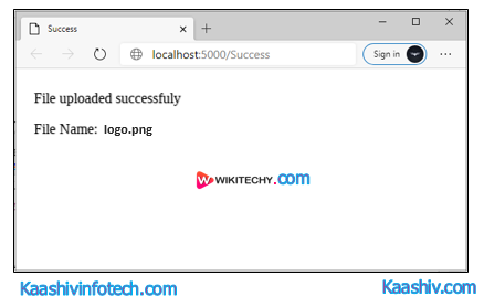  Flask File Sucess