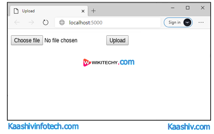  Flask File Upload1