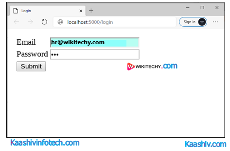  Flask Redirated Login