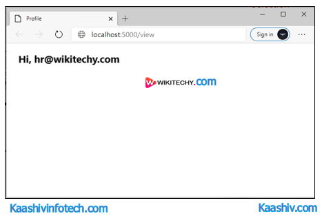  Flask View Profile