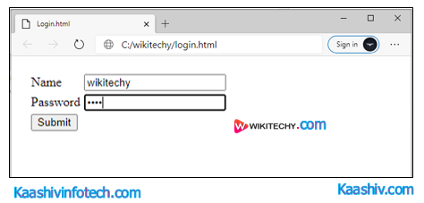  Login Form
