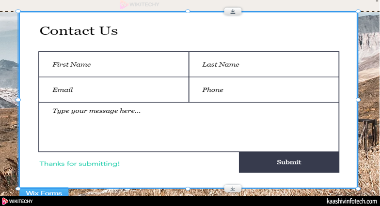  Contact us Page