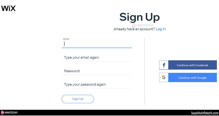  Wix Account