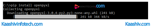  Openpyxl Installation