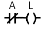  Ladder Diagram of NOT Circuit