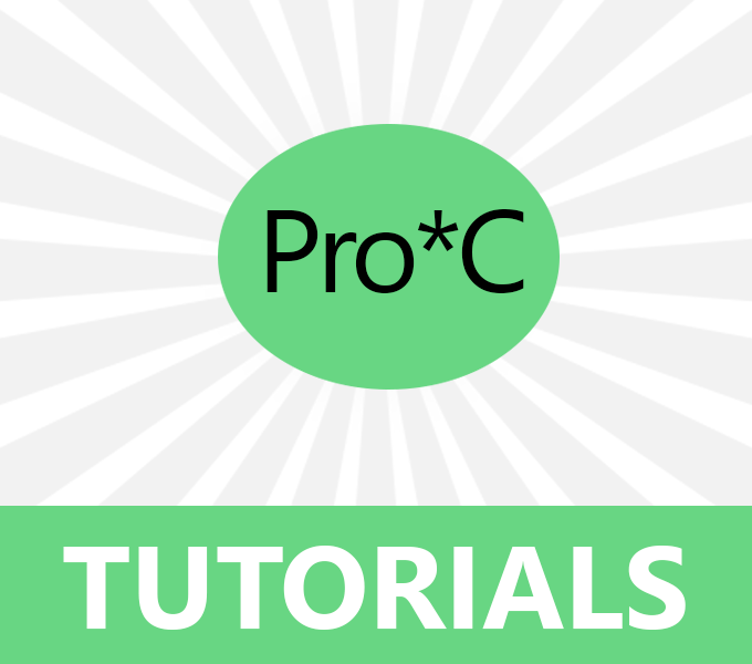 Pro*C Tutorials