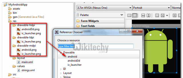  Android Image View example
