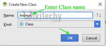  creating class name