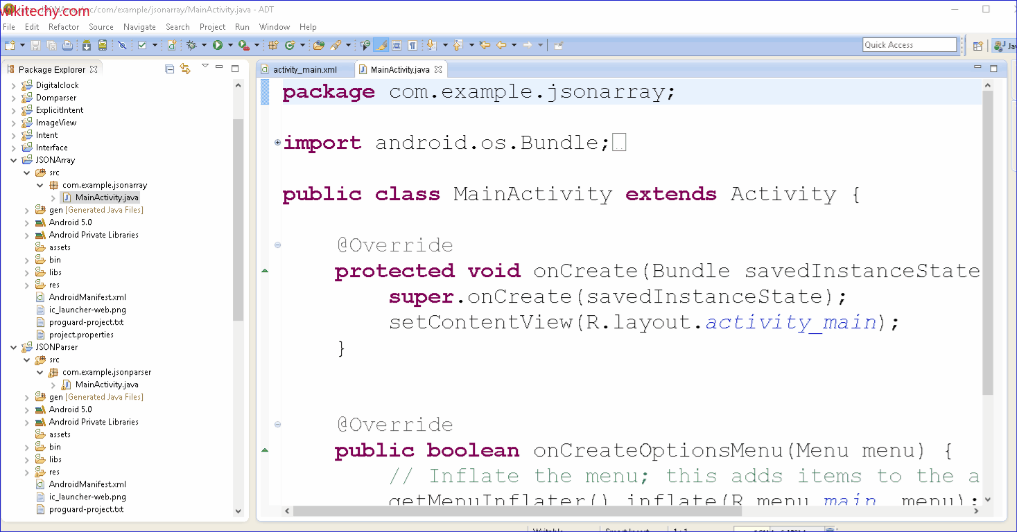 Json parser