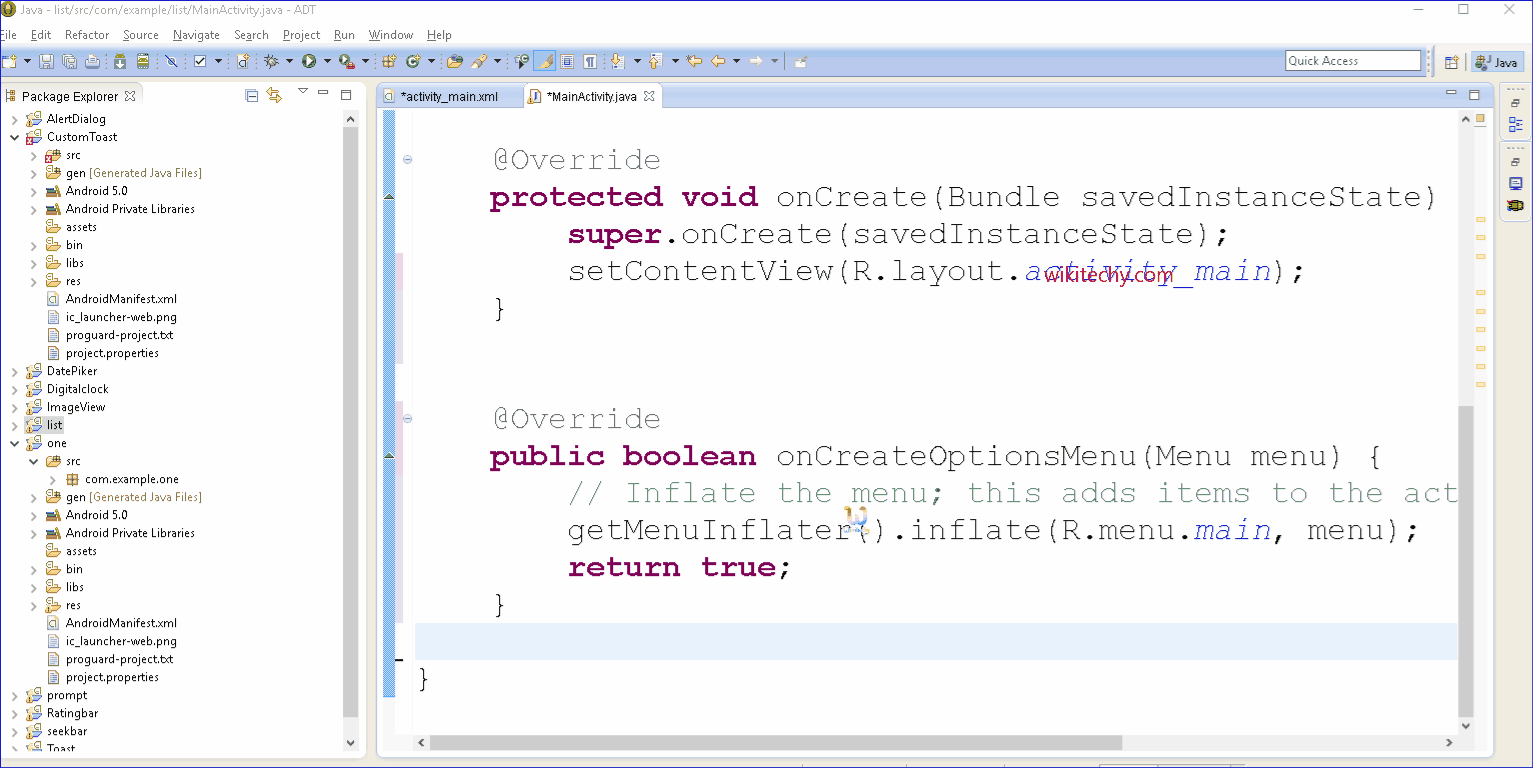 Listview in android