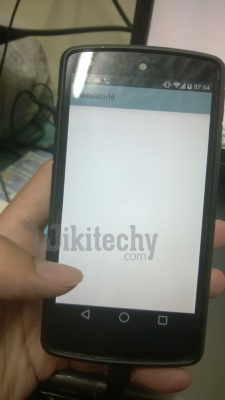  real device running