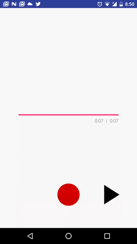  media recorder app view