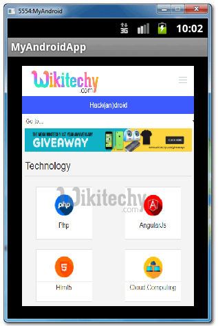  webview android