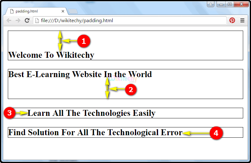 css spacing
