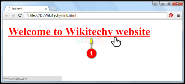 Output2 CSS Anchor Link