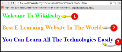 web colors