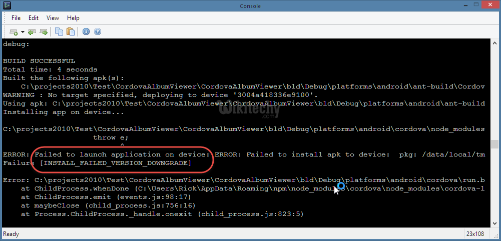  java failure to launch