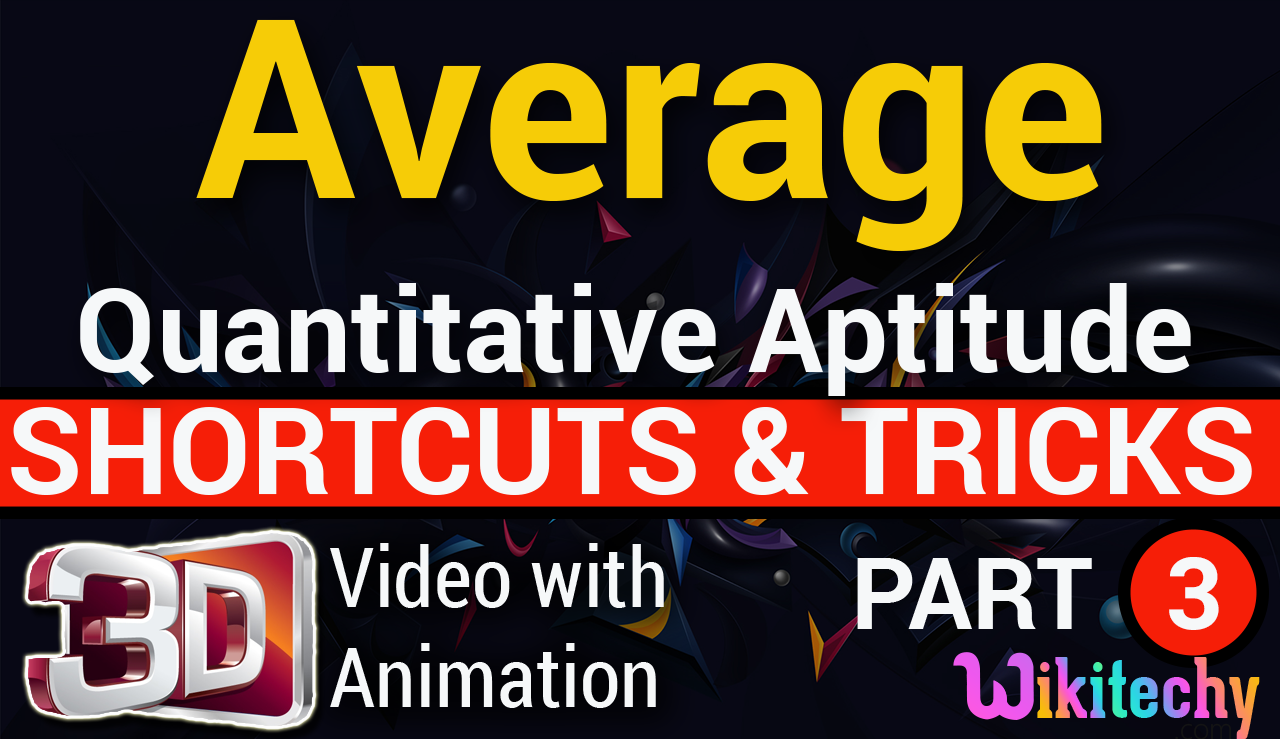 Average Quantitative Aptitude Intreview Questions and Answers Part 3