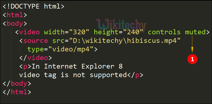 muted Attribute Code Explanation