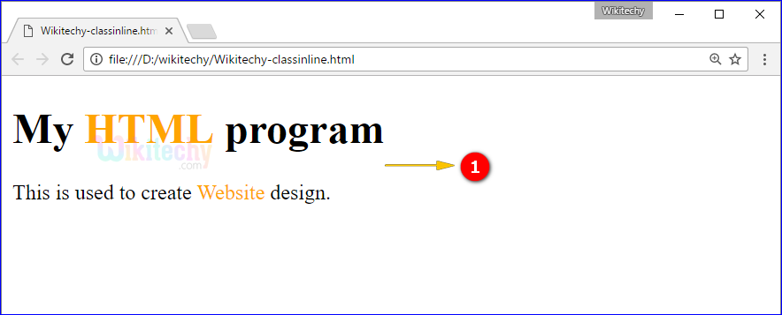 class Attribute Output
