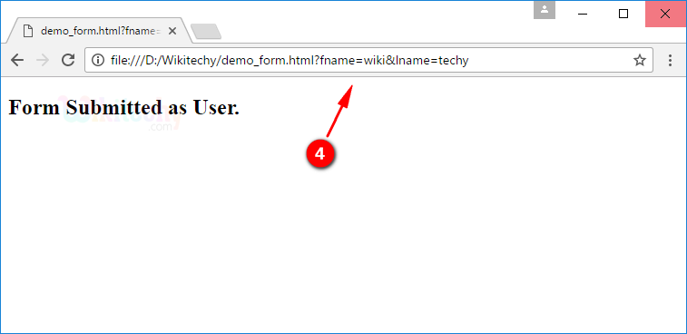 formaction Attribute Output