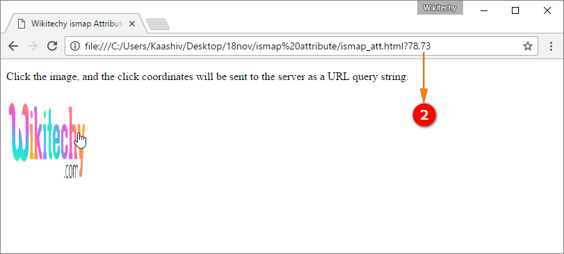 ismap Attribute Output