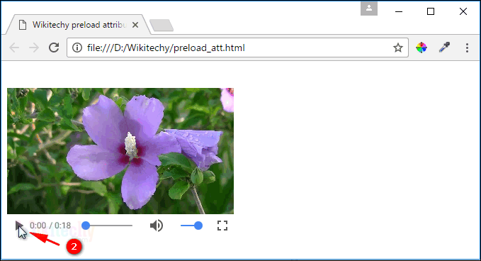 preload Attribute Output