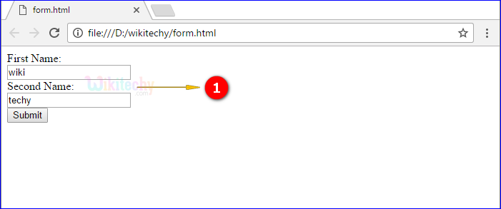<form> Tag Output
