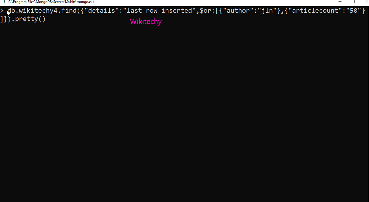 MongoDb