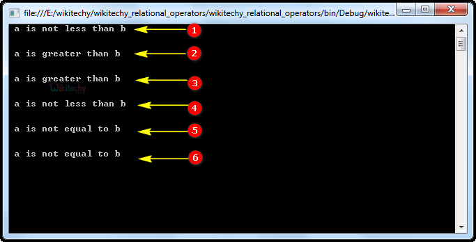  Relational Operator