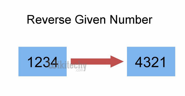  c sharp program to reverse number