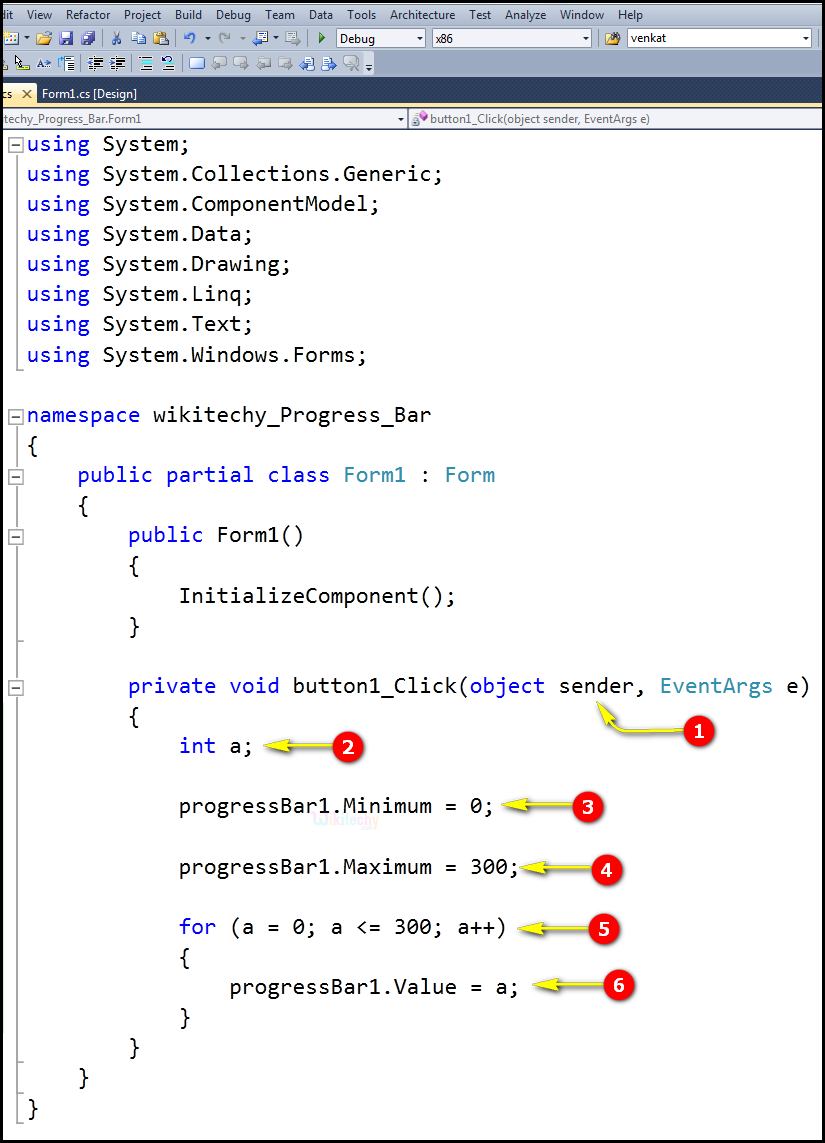  c-sharp progressbar code