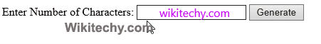  representation of random number and strings