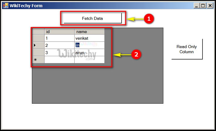  c-sharp read only column output1