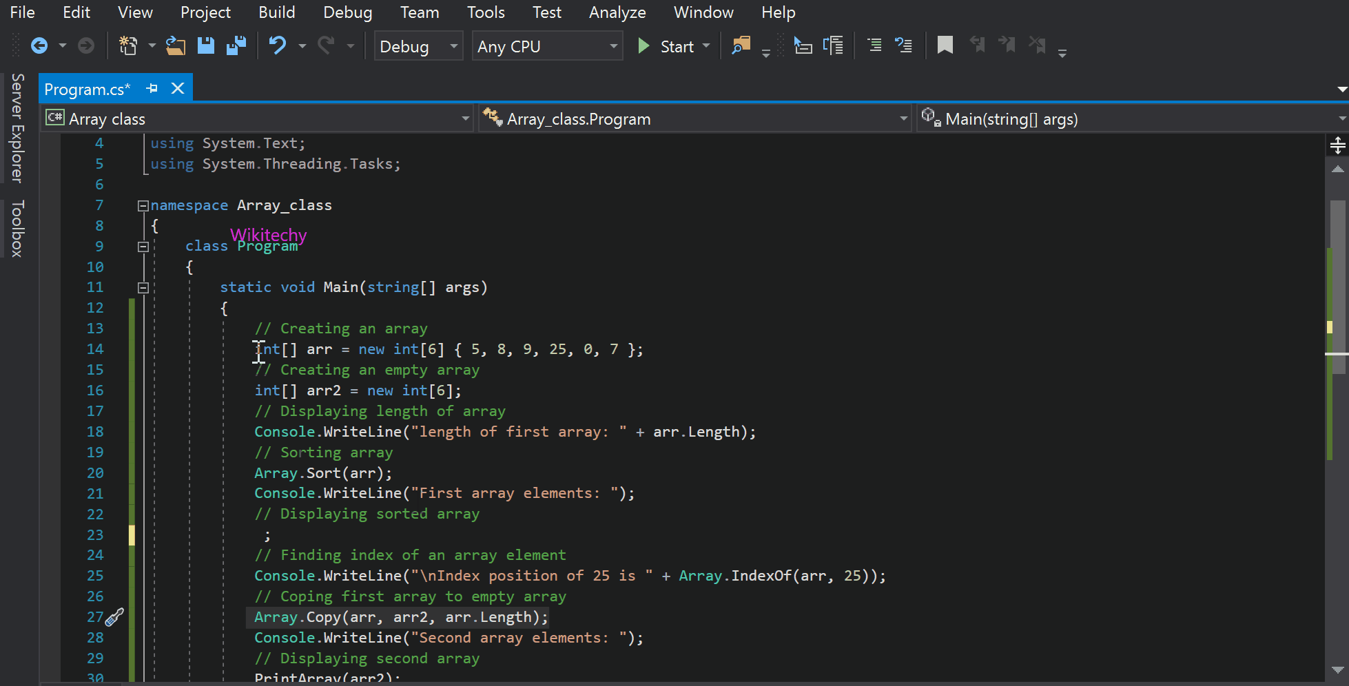  csharp-array-class 