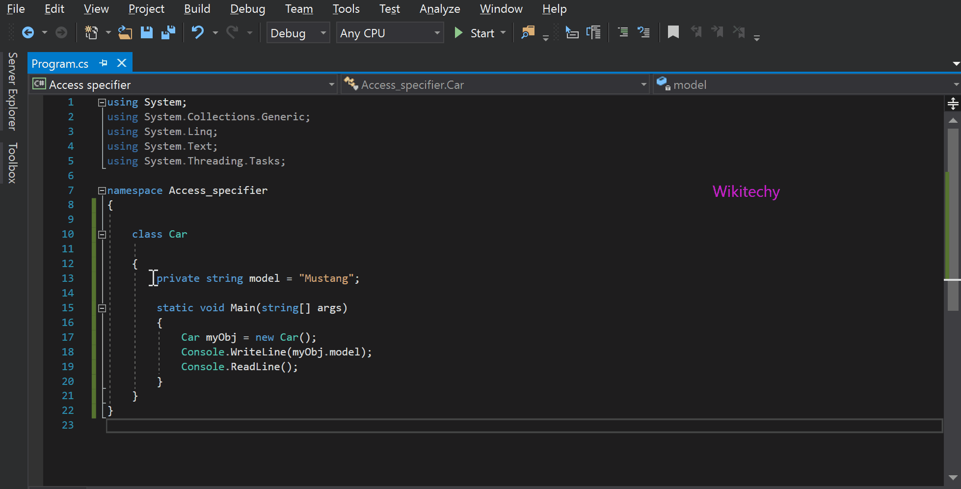 csharp-public-access-specifiers