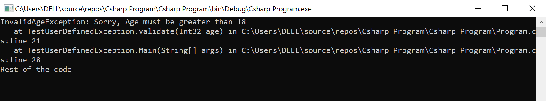 custom-exception