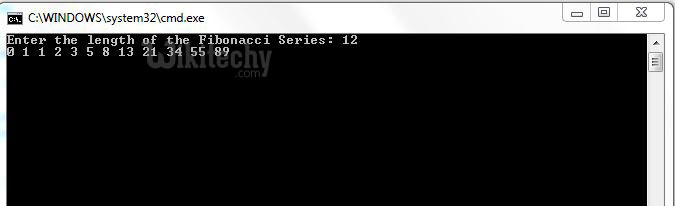  fibonacci iterative