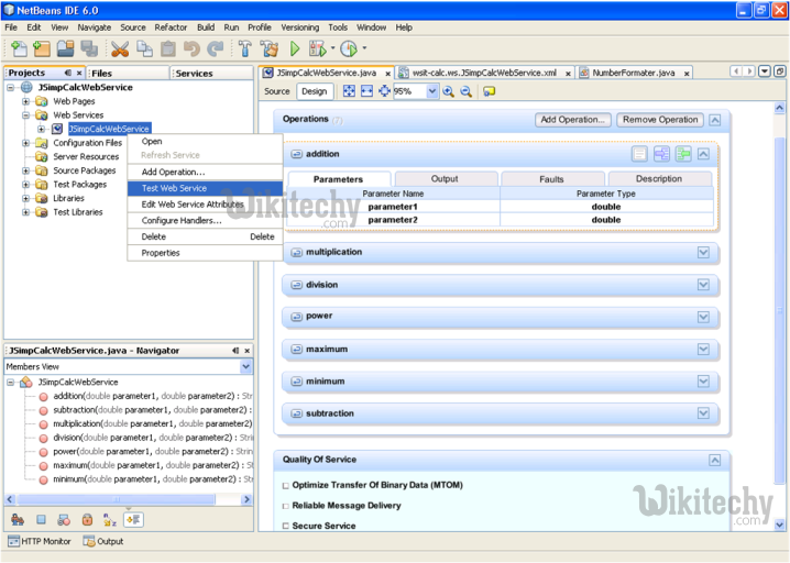  test web service in web services in c#