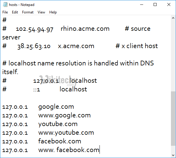 Hack browser to block websites
