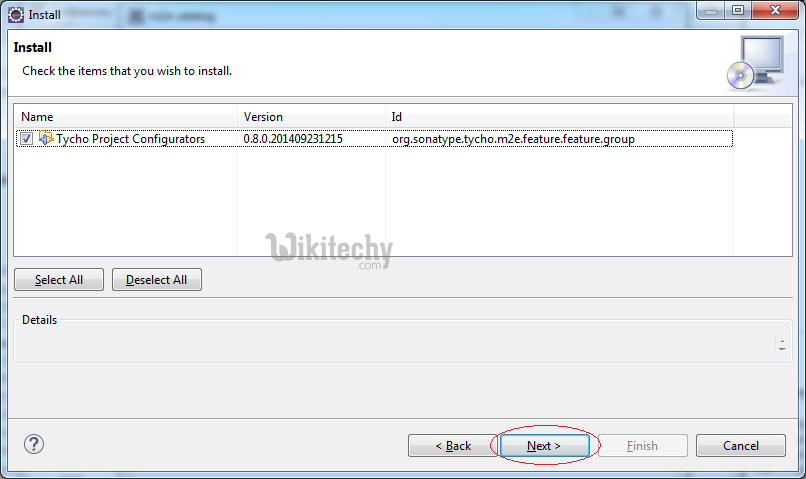  

learn maven tutorial - install tycho plugin step4 - maven example